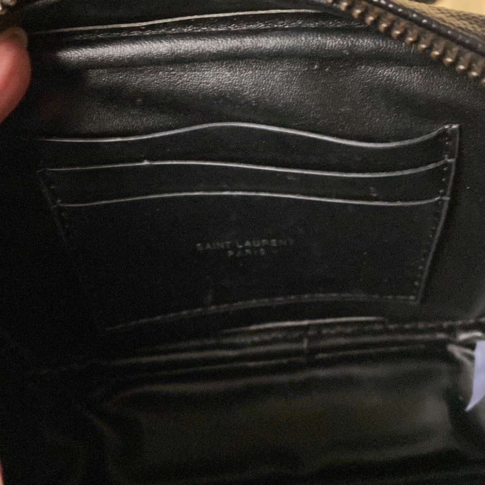 YSL Mini Lou Pebbled Leather Camera Bag - Picture 10 of 12